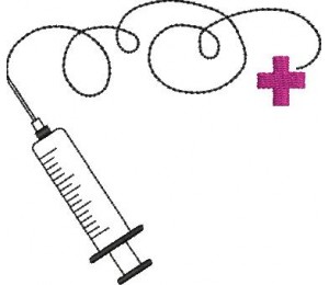 Stickdatei - Spritze Swirls